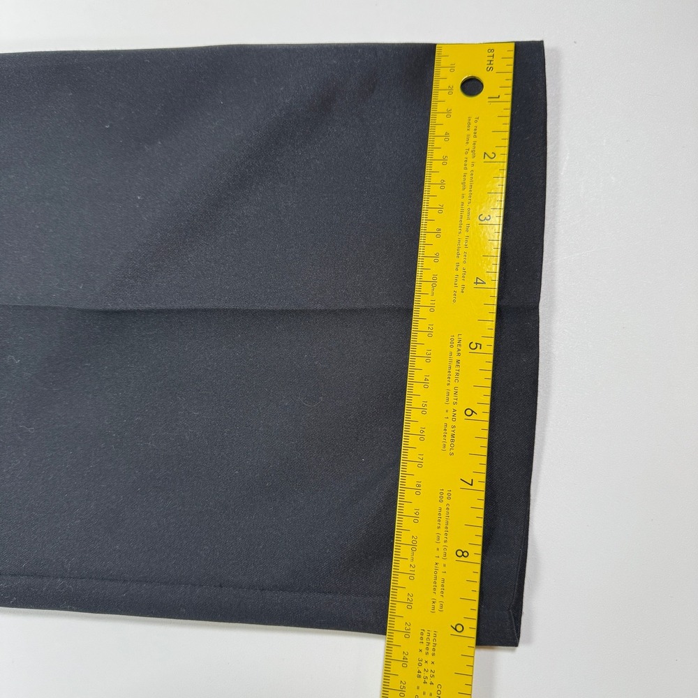 Tommy Hilfiger Mens 38x34 Fit 36x34 Black Pleated Chino Dress Pants Classic Fit - Picture 13 of 14